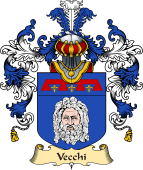 Italian Family Coat of Arms (v.25a) Vecchi