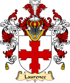 Irish Family Coat of Arms (v.25a) Laurence