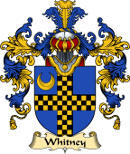 Irish Family Coat of Arms (v.25a) Whitney