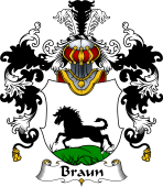 German Wappen Coat of Arms (v.25) Braun