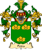 Italian Family Coat of Arms (v.25a) Petra
