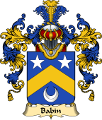 French Family Coat of Arms (v.25) Babin