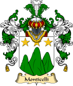 Italian Family Coat of Arms (v.25a) Monticelli