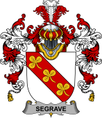 Irish Family Coat of Arms (v.25b) Segrave