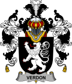 Irish Family Coat of Arms (v.25b) Verdon