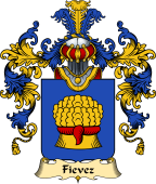 French Family Coat of Arms (v.25) Fievez