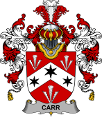 Irish Family Coat of Arms (v.25b) Carr