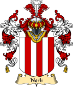 Italian Family Coat of Arms (v.25a) Nerli