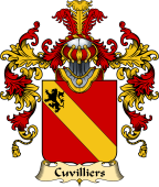 French Family Coat of Arms (v.25) Cuvilliers