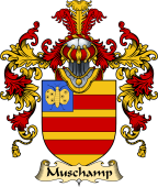 Irish Family Coat of Arms (v.25a) Muschamp