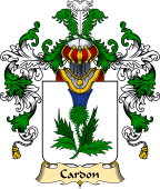 French Family Coat of Arms (v.25) Cardon