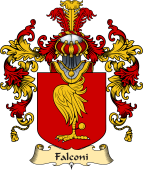 Italian Family Coat of Arms (v.25a) Falconi