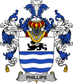 Irish Family Coat of Arms (v.25b) Phillips