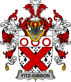 Irish Family Coat of Arms (v.25b) Fitz-Gibbon
