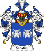 Italian Family Coat of Arms (v.25b) Serafini
