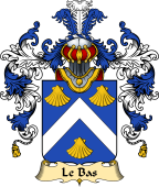 French Family Coat of Arms (v.25) Bas (le)