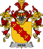 Irish Family Coat of Arms (v.25b) Webb