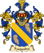 Italian Family Coat of Arms (v.25a) Pasqualini
