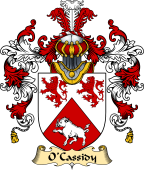 Irish Family Coat of Arms (v.25a) O'Cassidy
