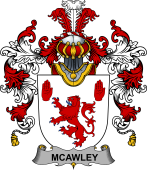 Irish Family Coat of Arms (v.25b) McAwley or McCawley