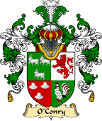 Irish Family Coat of Arms (v.25a) O'Conry