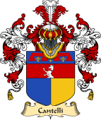 Italian Family Coat of Arms (v.25a) Cantelli