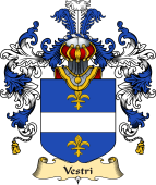 Italian Family Coat of Arms (v.25a) Vestri