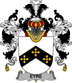 Irish Family Coat of Arms (v.25b) Eyre