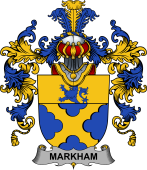 Irish Family Coat of Arms (v.25b) Markham