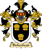 English Family Coat of Arms (v.25) Birkenhead or Birket