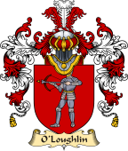 Irish Family Coat of Arms (v.25a) O'Loughlin I