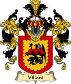 Italian Family Coat of Arms (v.25a) Villani