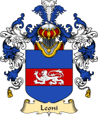 Italian Family Coat of Arms (v.25a) Leoni