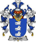 Irish Family Coat of Arms (v.25b) Healey or O'Healey