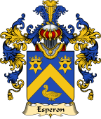 French Family Coat of Arms (v.25) Esperon