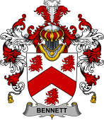 Irish Family Coat of Arms (v.25b) Bennett