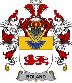 Irish Family Coat of Arms (v.25b) Boland or O'Boland