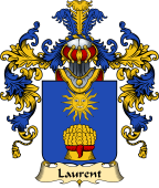 French Family Coat of Arms (v.25) Laurent