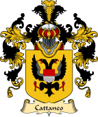 Italian Family Coat of Arms (v.25a) Cattaneo