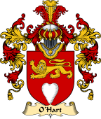 Irish Family Coat of Arms (v.25a) O'Hart