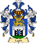 Italian Family Coat of Arms (v.25a) Laghi