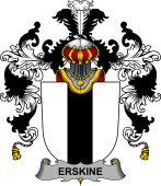 Irish Family Coat of Arms (v.25b) Erskine
