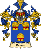 French Family Coat of Arms (v.25) Brosse