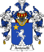 Italian Family Coat of Arms (v.25b) Antonelli
