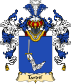 French Family Coat of Arms (v.25) Tardif