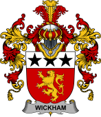 Irish Family Coat of Arms (v.25b) Wickham
