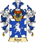 French Family Coat of Arms (v.25) Bonet