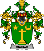 Irish Family Coat of Arms (v.25b) McAdam