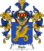 Italian Family Coat of Arms (v.25b) Sisto