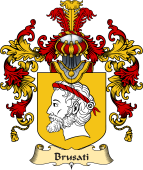 Italian Family Coat of Arms (v.25a) Brusati